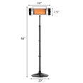thumbnail image 2 of Costway Chauffage de Patio Électrique 1500 W Autoportant à Infrarouge Réglable, 2 of 10