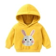 thumbnail image 2 of Frostluinai Cute Hoodies for Toddler Boy 2-7Y Little Girls Graphic Print Sweatshirts Fall Warm Pullover Tops Long Sleeve Casual Hoodies, 2 of 6