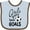 Blue and Chocolate, variant on Inktastic Girls Gotta Have Goals Soccer Girls Baby Bib