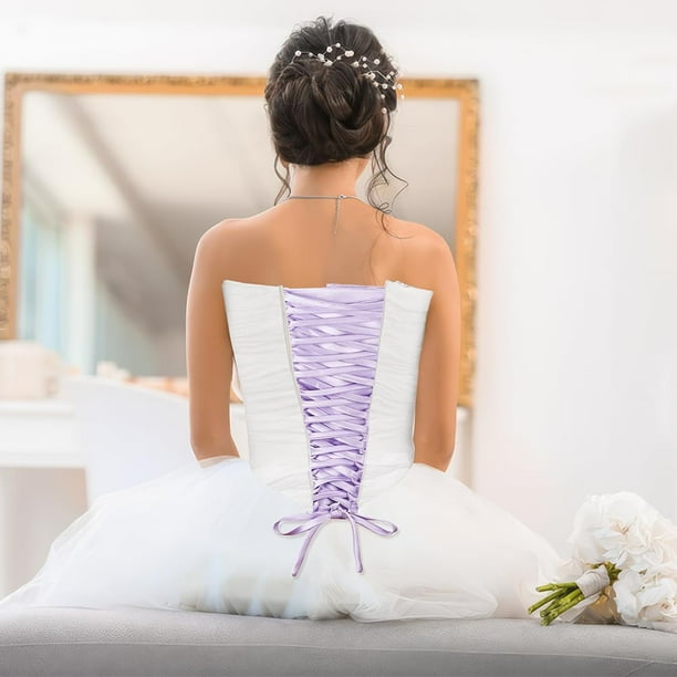 zipper to corset wedding dress Internal corset structure with lace-up support and elegant buttons along the zipper line., #mailoanbridal #weddingdress #bridalgown #customweddingdress #bridalfashion