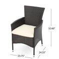 thumbnail image 2 of Chaises d'Extérieur en Osier Brun Marin, 2 of 7