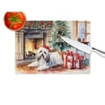 thumbnail image 3 of Havanese Cozy Christmas Glass Cutting Board Large 12 in x 15 in, 3 of 5