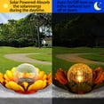 thumbnail image 4 of Lámpara solar con forma de flor WNP Outdoor Garden Lotus, 25 x 25 x 10 cm, 4 of 8