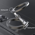 thumbnail image 4 of Metal Phone Mount with Rotating Base Double Hoop Mobile Holder for Horizontal Vertical Positioning, 4 of 8
