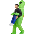 thumbnail image 1 of Uppblåsbar Alien Kostym för Vuxna, Uppblåsbar Kostym för Vuxna, Uppblåsbar Halloween Kostym för Män Vuxen 150-190cm, 1 of 5