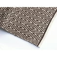 thumbnail image 2 of Benzara CHN-CHR002-3 Cotton Chenille Rug - Brown & Ivory, 2 of 3
