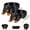 2PCS, variant on Dachshund Catch All Tray 3D Printed Decorative Dog Shaped Desk Organizer | Cute Wiener Storage Bowl Keys Jewelry Coins Trinket Candy Dish Home Decor Gift Pet Lover Entryway Nightstand