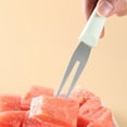 thumbnail image 3 of Monstrate Cuchillo de fruta de acero inoxidable de Corte de Precisión de 3 piezas para cocina, cuchillo para tallar fruta fácil de limpiar Cocina y Comedor blanco, 3 of 6