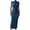 Blue, variant on Women'S Ruched Bodycon Dress Black S