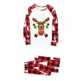 thumbnail image 2 of Baikeli Pyjamas de Noël pour la Famille, Ensemble de Pyjamas Assortis avec Graphique Drôle d'Orignal et de Cerf, Doux, à Carreaux Rouges et Noirs, Manches Longues, Tenue de Nuit, 2 of 5
