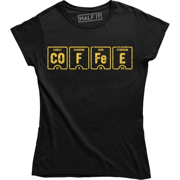 Coffee With Its Full Form For Caffeine Lover Women's Tee Shirt