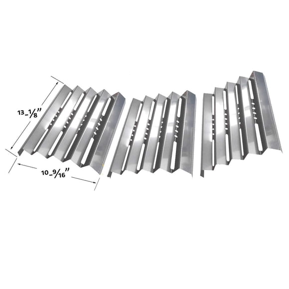 Replacement STAINLESS STEEL Heat Plates For KENMORE 141.153372, 141.153373, 141.15401, 141.1554, 141.155400, 141.155401 Gas Models, 3-Pack