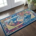 thumbnail image 6 of Nourison Global Vintage Persian Blue/Multicolor 2' x 4' Area Rug, (2x4), 6 of 8
