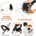 thumbnail image 3 of 21V Electric  Wacker Cordless String Trimmer with Adjustable  and 2 Batteries for Garden Yard, 3 of 7