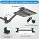 thumbnail image 5 of Regaderas para Baño, 8'' Cabezal de Ducha y 5 Modo de Shower Head Fijas, Regadera Cuadrada de para Baño Alta Presion Modernas con 1.5 m Telefono y Tubo de Extensión, 5 of 8