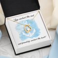 thumbnail image 3 of Best friend gift, best friend necklace, best friend distance gifts, best friend birthday gift - to my best friend hearts necklace - Forever Love Necklace - White Gold or Yellow Gold - Gift Box, 3 of 5