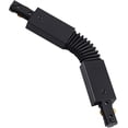 thumbnail image 1 of xianlin-Track Connector for H Track System, H Type Track Lighting Accessories,H Track Adjustable Connector for 3-Wire-1 Track Rail (Black Flexible Connector), 1 of 4