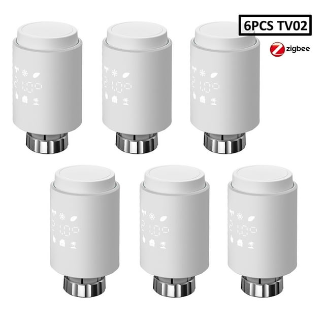 3.0 Smart WIFI Thermostatic Radiator Valve Actuator TRV Programmable Temperature Controller ,Easy to Install