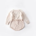 thumbnail image 4 of Baby Girl Long-sleeve Knitted Overalls Autumn Baby Romper, 4 of 4