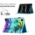 thumbnail image 4 of GSFY Case for 2024 iPad Pro 11 Inch 5th Generation(M4), Smart Premium PU Leather Wallet Stand Protective Shell with Auto Sleep Wake Feature for iPad Pro 11 5th Gen, Coconut Tree, 4 of 7