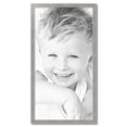 thumbnail image 2 of ArtToFrames 23" x 44" Classic Silver Picture Frame, 23x44 inch Silver Wood Poster Frame (WOM-4926), 2 of 7