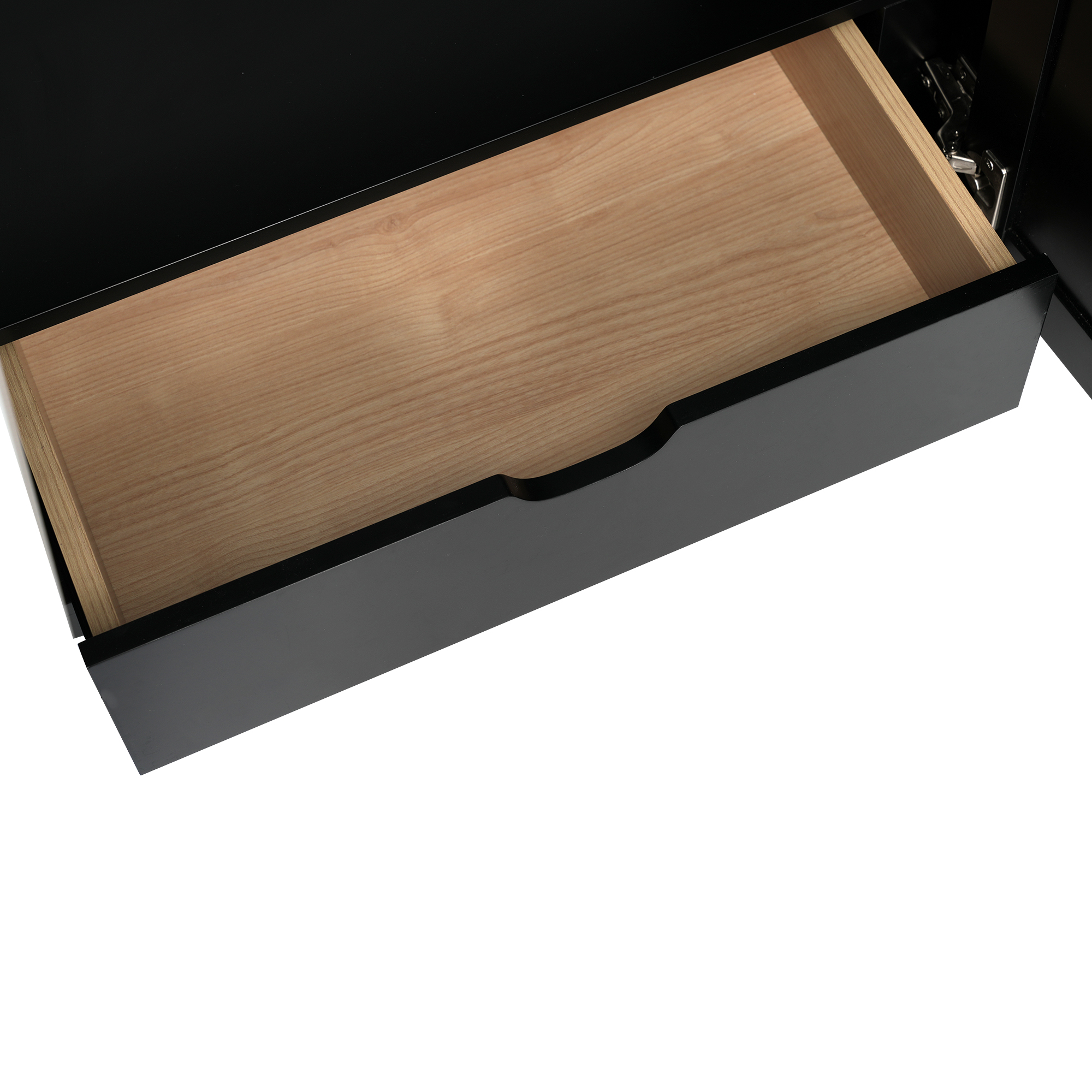 MAYEERTY 30" Black Bathroom Vanity - Ceramic Sink, Ample Storage, Modern Style for Bathroom