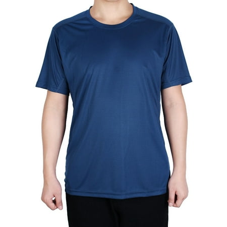 Adult Men Short Sleeve Clothes Wear Tee Running Sport