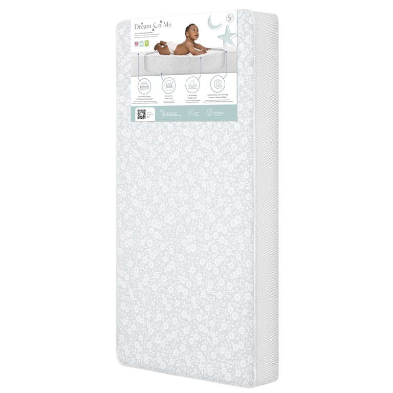 Dream On Me Breathable Orthopedic Crib Mattress, Reversible photo 1