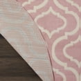 thumbnail image 5 of Nourison Jubilant Modern Moroccan Pink 8' x round Area Rug, (8' Round), 5 of 8