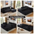 thumbnail image 6 of Cubente 108" Modular Sectional Sofa, Cloud Couch with 3 Deep Seat, Indoor Modern L-Shape Sofa Couch, Boneless Couch Compressed Sofa for Living Room Bedroom, 6 of 11