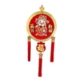 thumbnail image 3 of Tachiuwa Chinese New Year Hanging Decorations 2024 Sign Good Luck Charms Feng Shui Decor Tassel Pendant for Garden Holiday C, 3 of 10