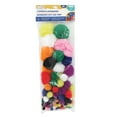 thumbnail image 2 of TINY HANDS Rainbow Pom-Poms - 100 pcs, Assorted Sizes & Colours (Ages 3+), 100pcs, 2 of 4
