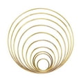 thumbnail image 3 of braveheart 10pcs Different Sizes Dream Dream Catcher Rings Catcher Rings DIY Wreaths Macrame Projects Hoops Craft Round Rings, 3 of 7