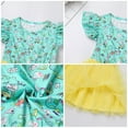 thumbnail image 5 of IDOPIP Toddler Kids Girls Back to School Tulle Tutu Dress Pencil Print First Day of School Outfit, 5 of 8