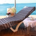 thumbnail image 3 of Authentic Hotel and Spa Authentic Fouta Black Charcoal Turkish Cotton Bath/ Beach Towel, 3 of 4