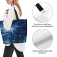 thumbnail image 4 of ZICANCN Canvas Tote Bag Aesthetic - Nebulous Fog Rings Grocery Bags Reusable Shopping Bags with Handles Durable Foldable Washable for Women Men, 4 of 8