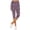 Purple, variant on LIBRCLO Yoga Pants for Women Capris Slim Fit Comfort Waist Athletic Leggings Army Green L
