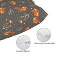 thumbnail image 3 of Fotbe cute fall fox leaf Funda de Almohada Decorativa Estilo Occidental, Lujo en Algodón, Fundas para Almohadas King, Cojín Estampado para Decoración del Hogar-16"x24", 3 of 6