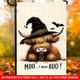 thumbnail image 3 of 1 PC, 2D Flat/ Garden flag, late-night silent design pattern, 18x12 inches (45x30cm), fashionable 2D pattern, autumn Thanksgiving, Halloween garden flag, home, outdoor, courtyard, lawn, garden, holid, 3 of 6