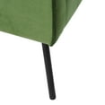 thumbnail image 4 of HomePop 20.9" Seat Height Modern Velvet Accent Chair in Green, 4 of 5
