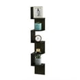 thumbnail image 5 of Furinno 5-Tier Floating Corner Shelf, Wall Mount Shelves for Storage and Display, Espresso, 5 of 5