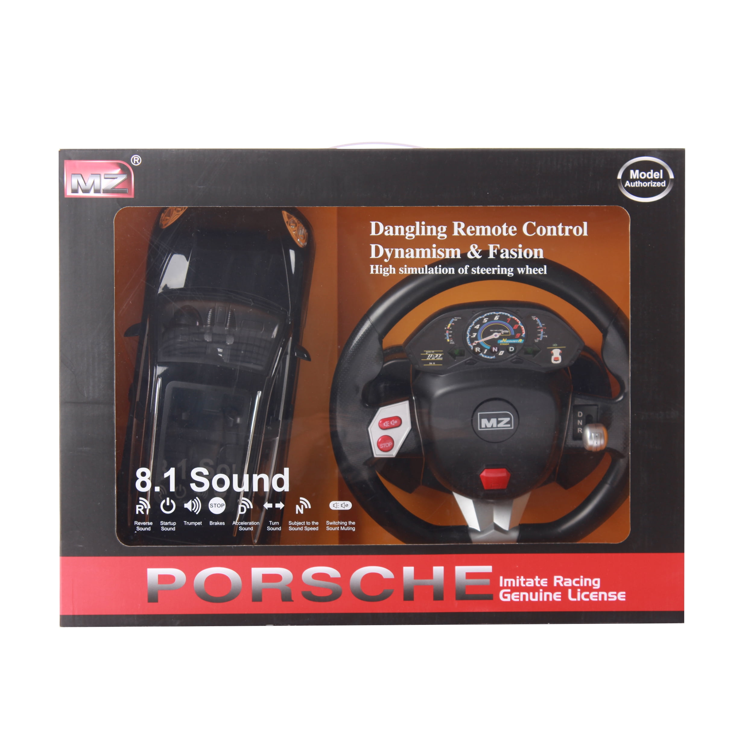 WonderTech All About Action! Licensed Porsche Cayenne 1:14 Remote Control Car With Rechargeable Battery - Black