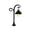 B, variant on Mini Street Lamp Figurine LED Small Scene Light for Micro Landscape Desktop Fairy Garden Decoration