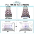 thumbnail image 3 of KPOP Demon Hunters Huntrix Trio Kids 3 Piece Bedding Sheet Set, Multicolor, Twin, 3 of 9