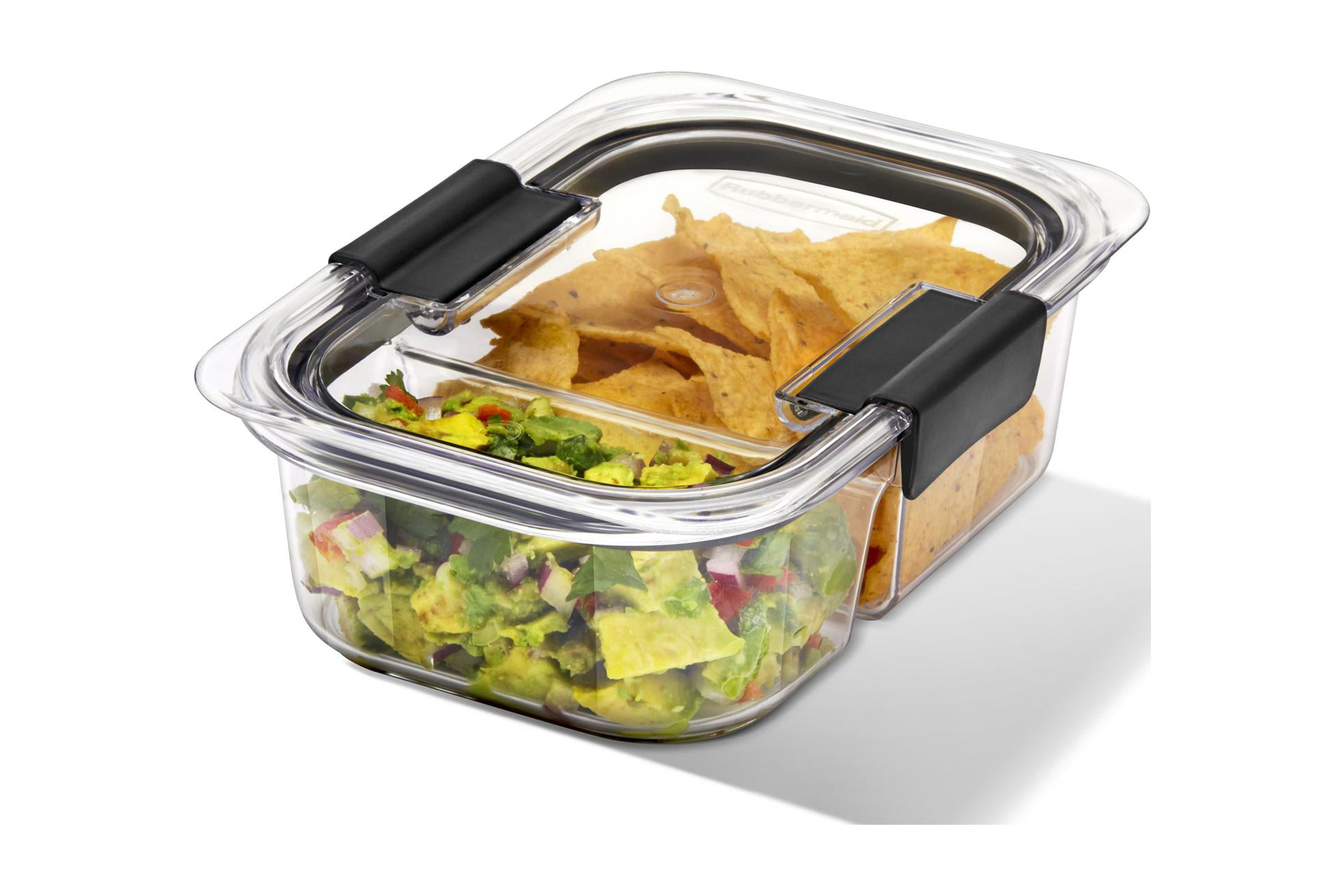 Rubbermaid® Brilliance™ Meal Prep Containers, 2-Compartment Food Storage  Containers, 2.85 Cup, 5-Pack