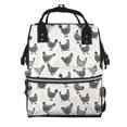 thumbnail image 1 of Easygdp Funny Chicken para Bolsa de Bebé de Gran Capacidad con Múltiples Bolsillos, Bolsa de Pañales para Padres, Bolsa de Viaje Organizada y Elegante, 1 of 6