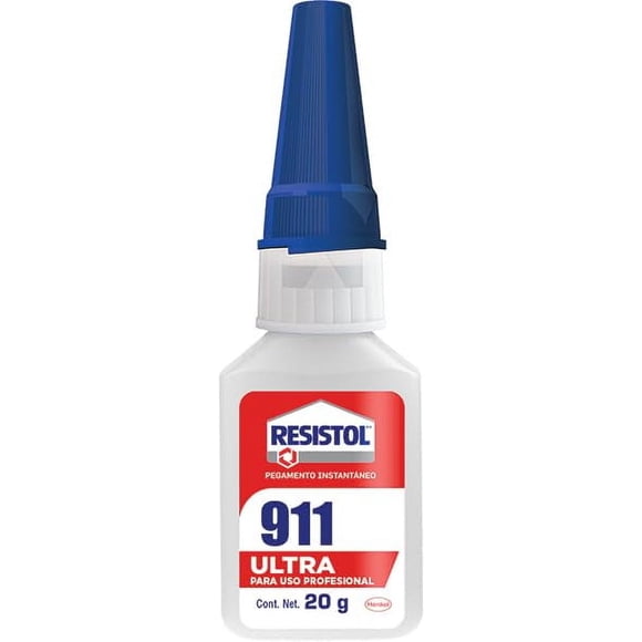 Resistol Repara Fuerte Transparente ultra, pegamento epóxico extrafuerte de uso universal; fórmula de alto desempeño para profesionales, 1X20g