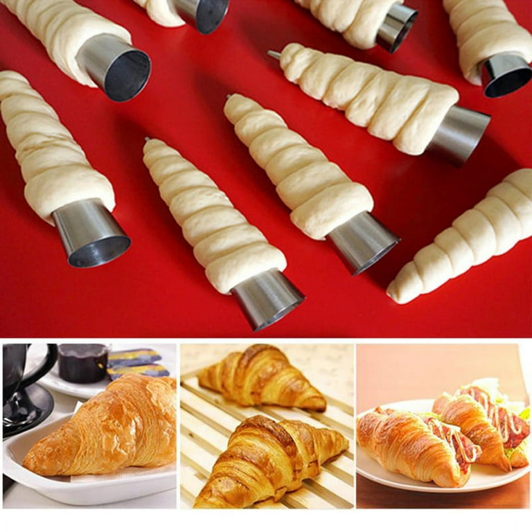 Conical Croissant Mold Stainless Steel Baking Tool Home Kitchen
