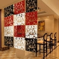 thumbnail image 3 of Inteprter Biombo colgante hueco decorativo para divisores de ambientes de moda Biombo colgante simple Divisorio de pared Decoración del hogar tipo+3, 3 of 6