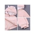 thumbnail image 4 of Ropalia Toddler Baby Girl Warm Ears Hoodie Clothes Infant Jacket Coats Velvet Thick Lamb Outerwear Clothes, 4 of 5